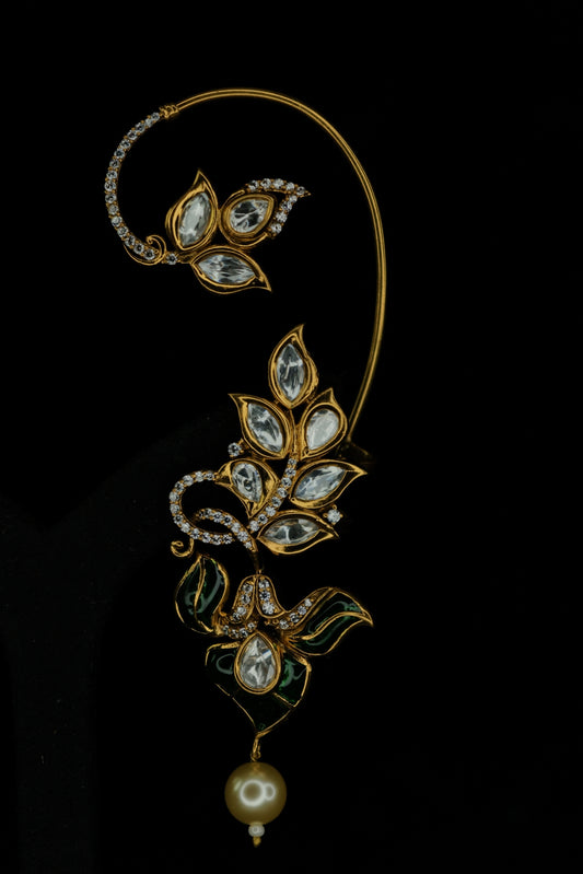 Moissanite Earrings ( Ear Cuffs 26 )