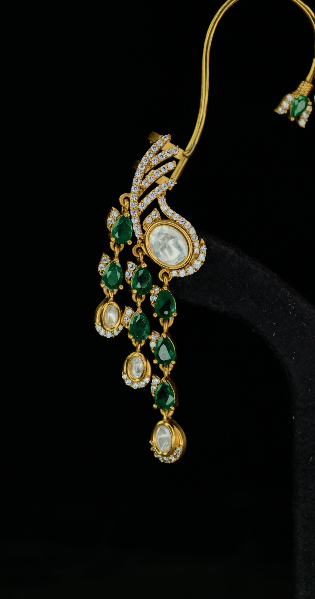 Moissanite Earrings ( Ear Cuffs 29 )