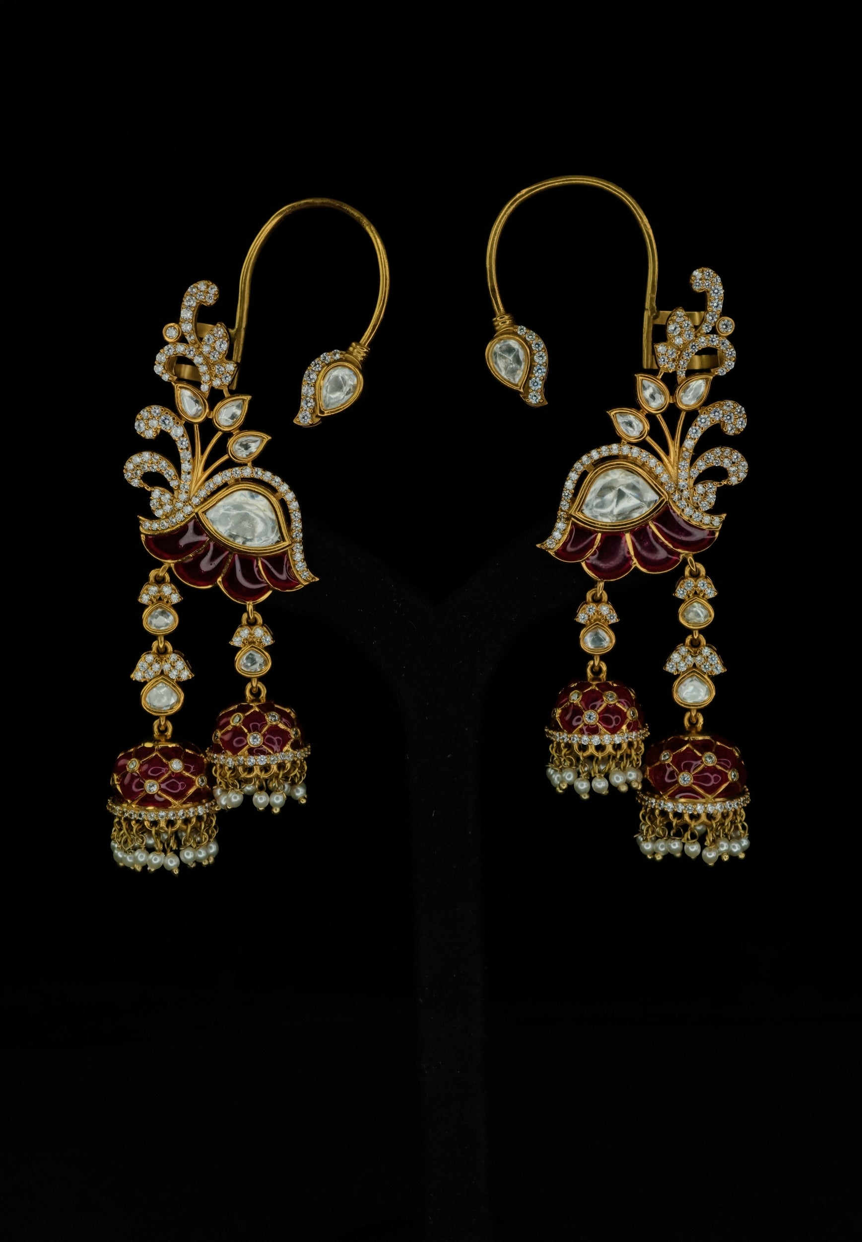 Moissanite Earrings ( Ear Cuffs 30 )