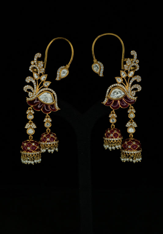 Moissanite Earrings ( Ear Cuffs 30 )