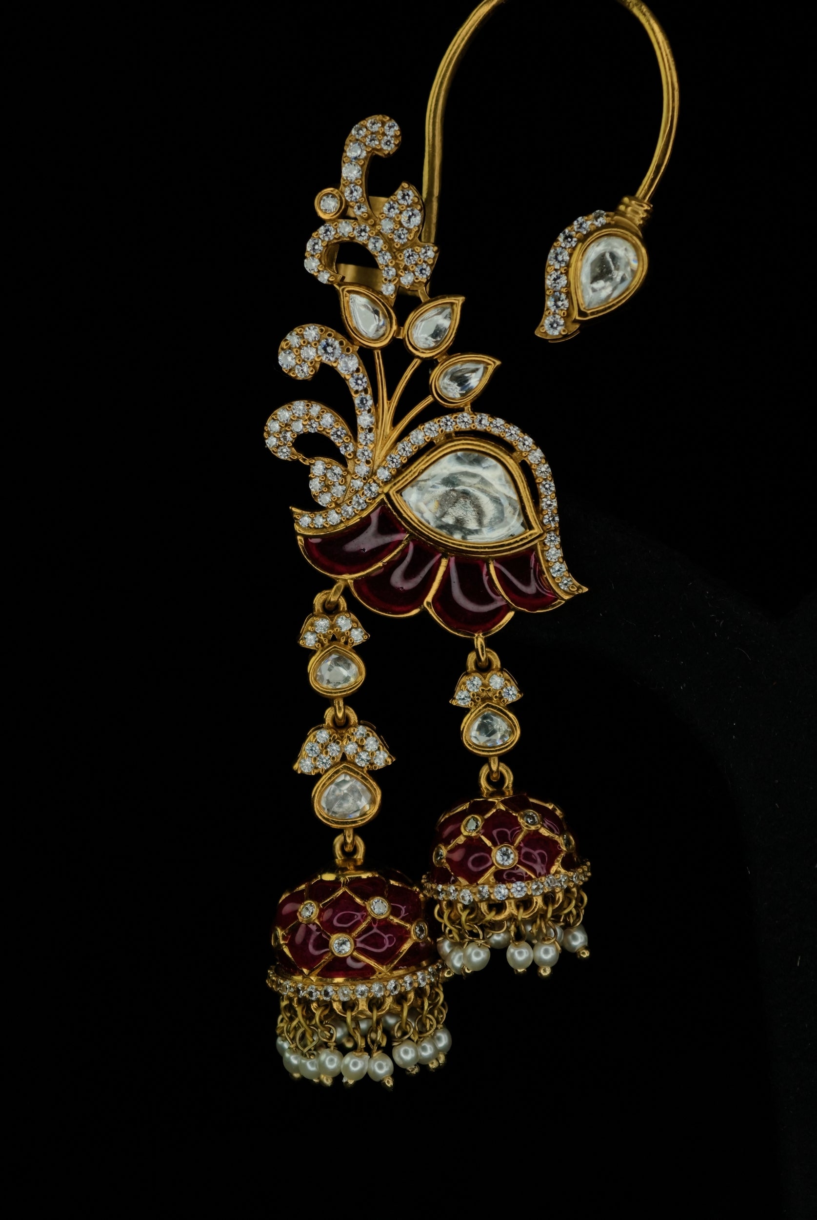 Moissanite Earrings ( Ear Cuffs 30 )