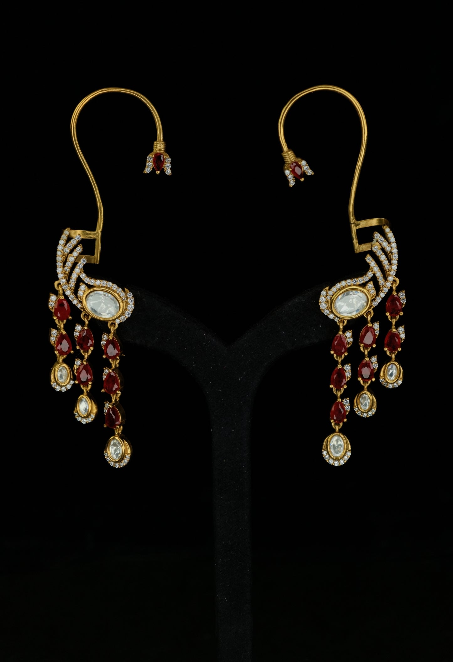 Moissanite Earrings ( Ear Cuffs 33 )