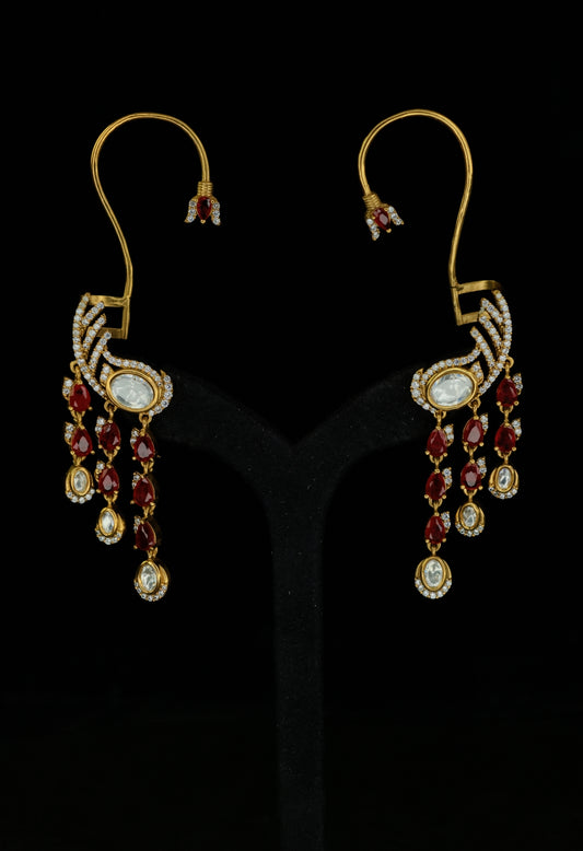 Moissanite Earrings ( Ear Cuffs 33 )