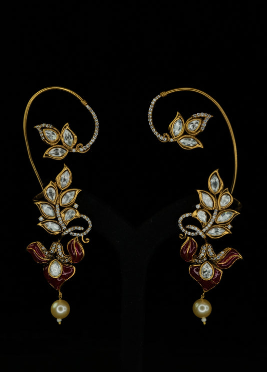 Moissanite Earrings ( Ear Cuffs 35 )