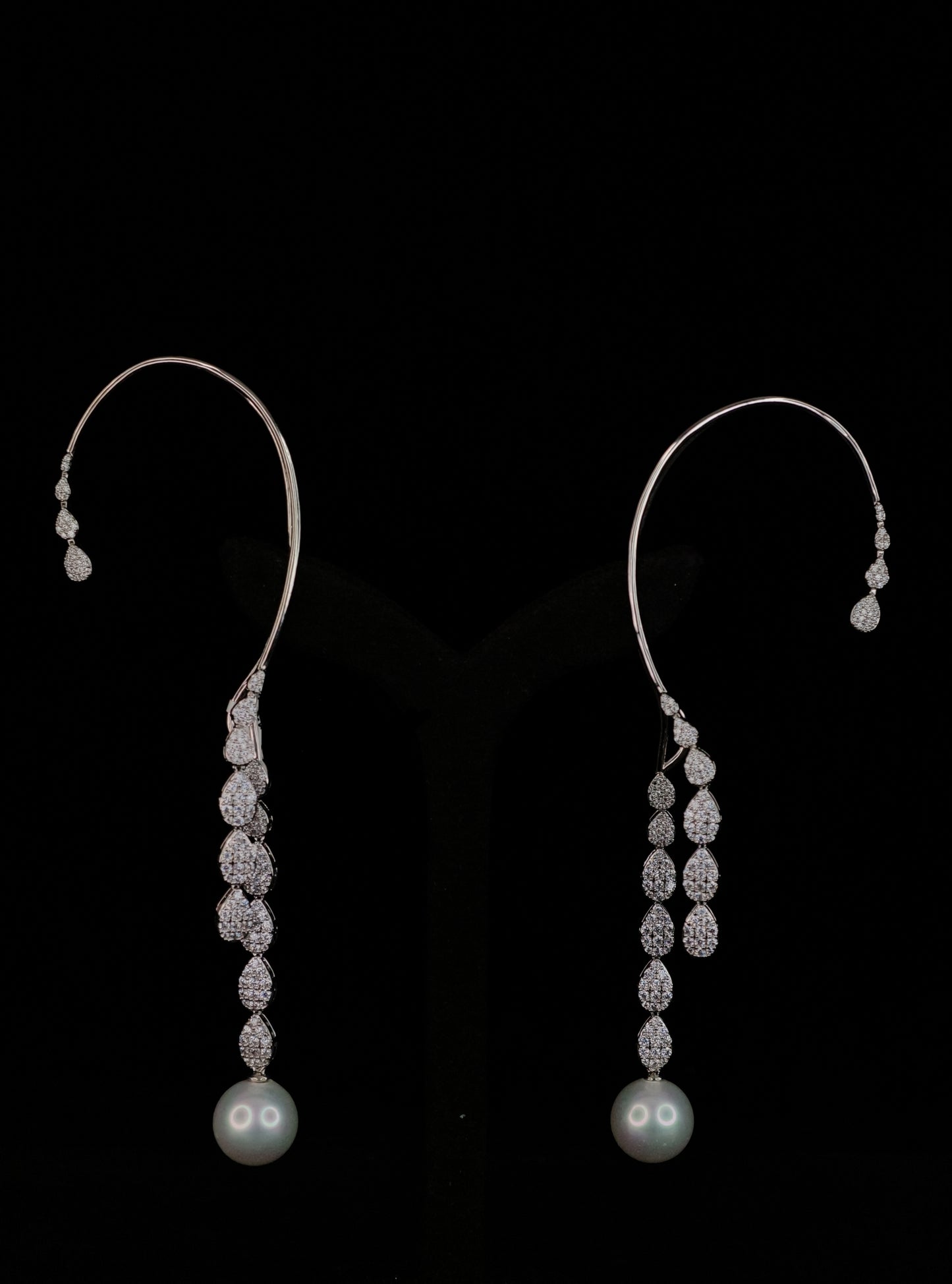 Moissanite Earrings ( Ear Cuffs 44 )
