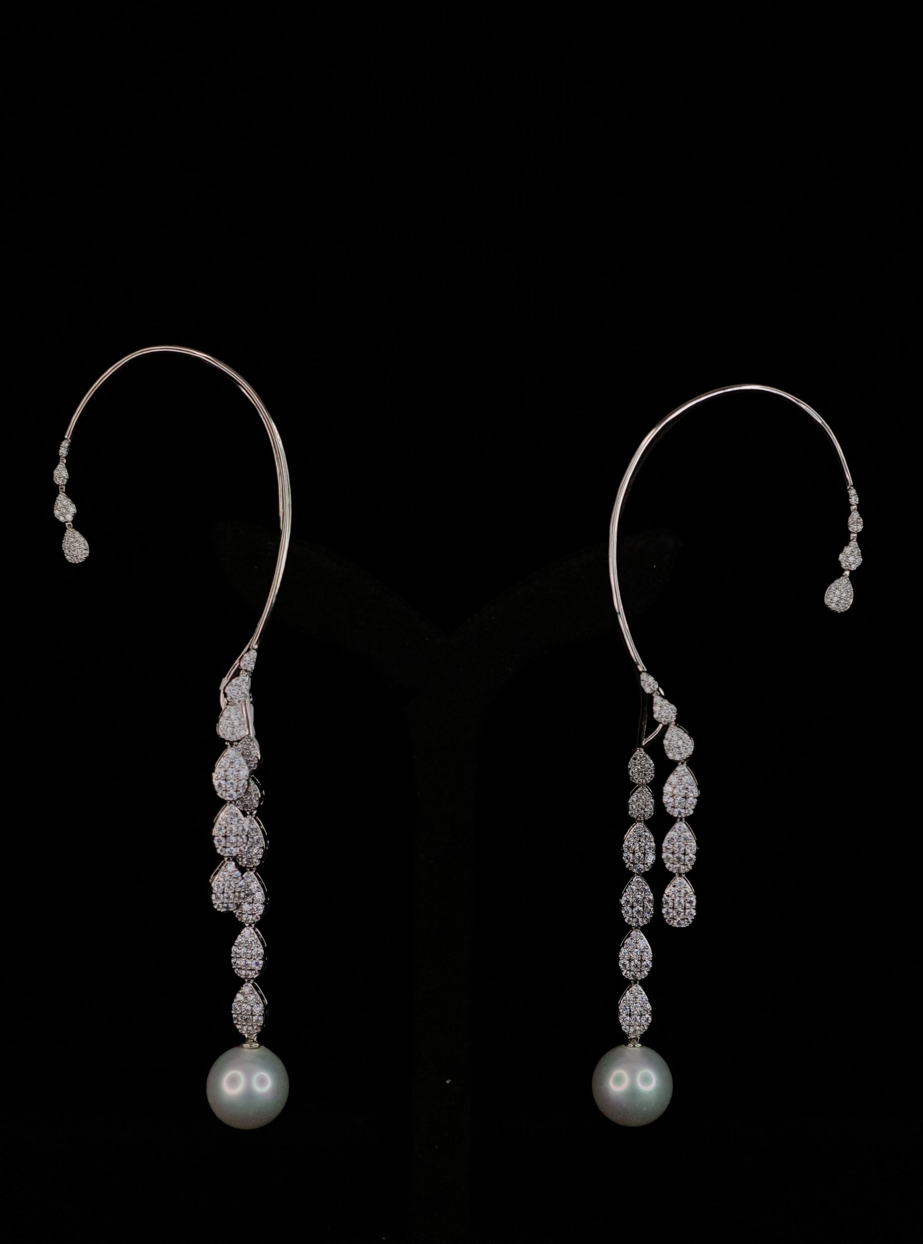 Moissanite Earrings ( Ear Cuffs 44 )