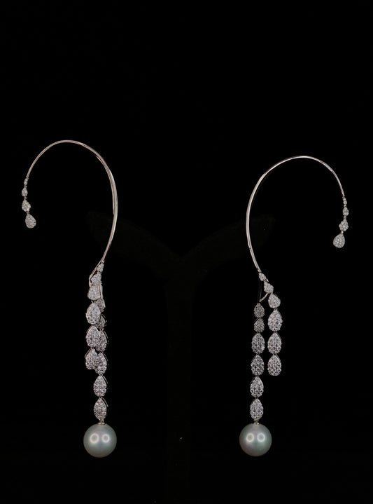 Moissanite Earrings ( Ear Cuffs 44 )
