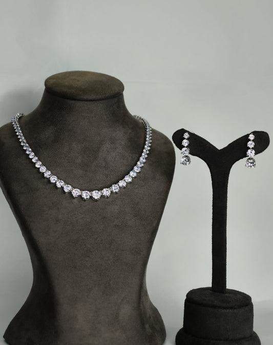 AM to PM Solitaire Necklace Set