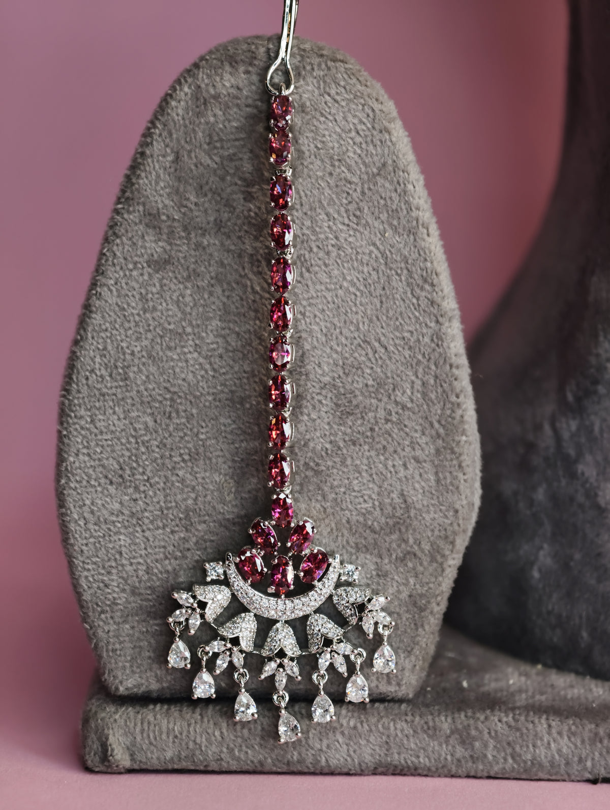 Ruby Zircon NECKLACE SET