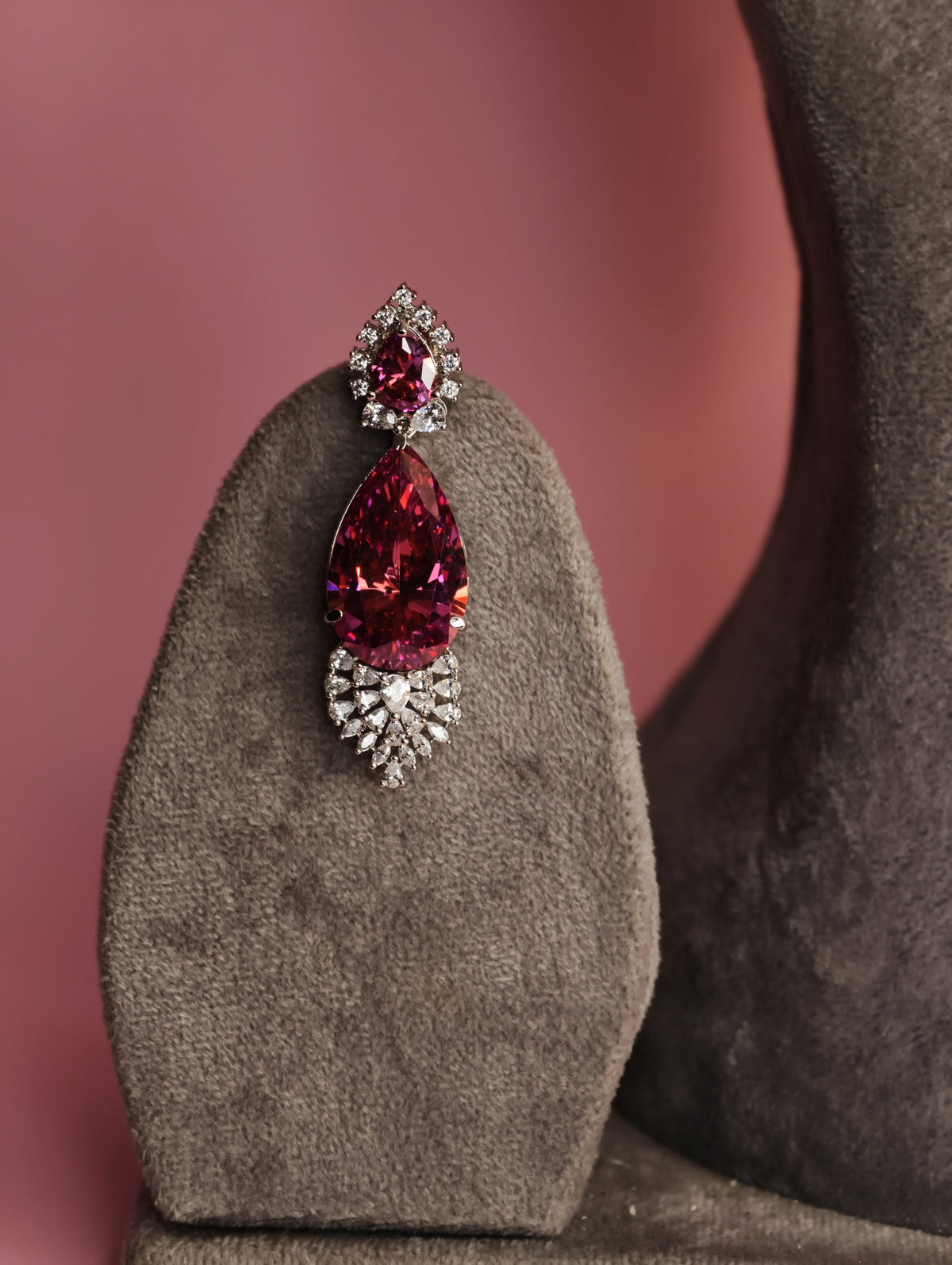 RUBY ZIRCON  Necklace