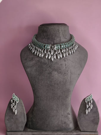 Russian Emerald Mint Green Necklace