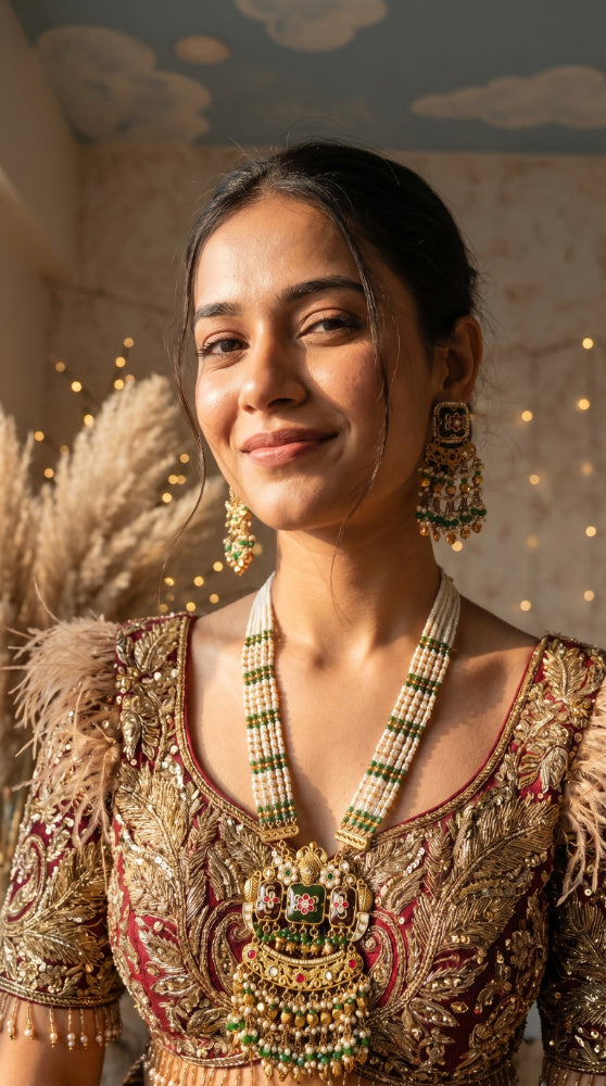 Rajwadi Long necklaces 13