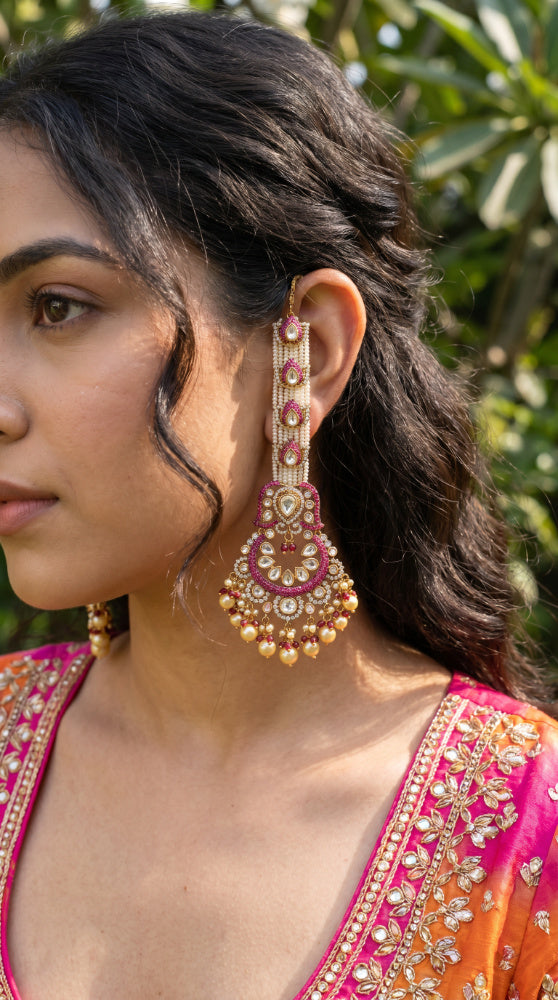 Moissanite Earrings ( Ear Cuff 17 )