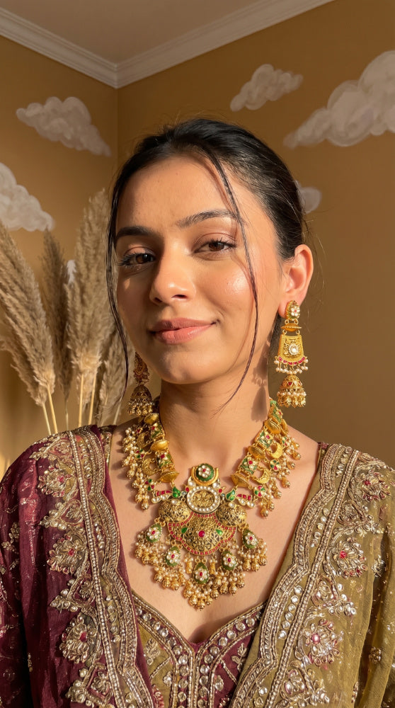 Rajwadi Long necklaces 07