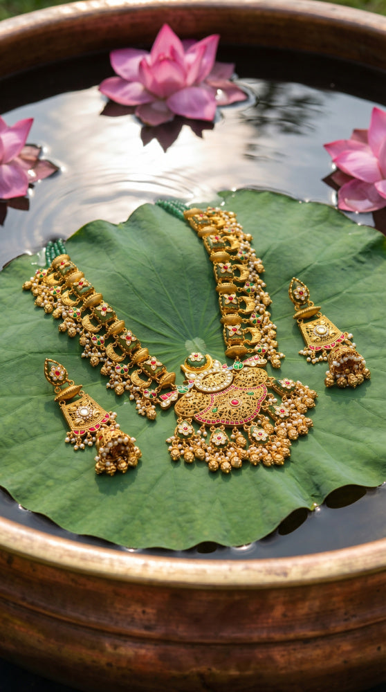 Rajwadi Long necklaces 04