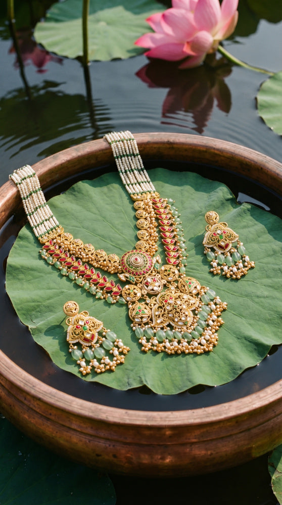 Rajwadi Long necklaces 05