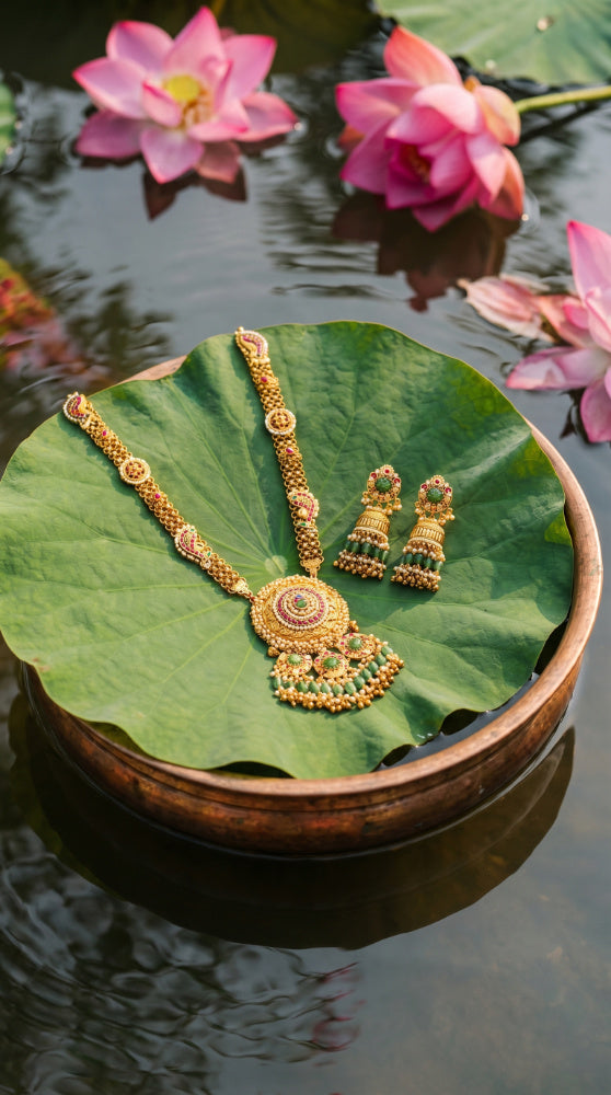 Rajwadi Long necklaces 08