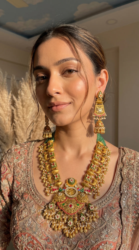Rajwadi Long necklaces 04