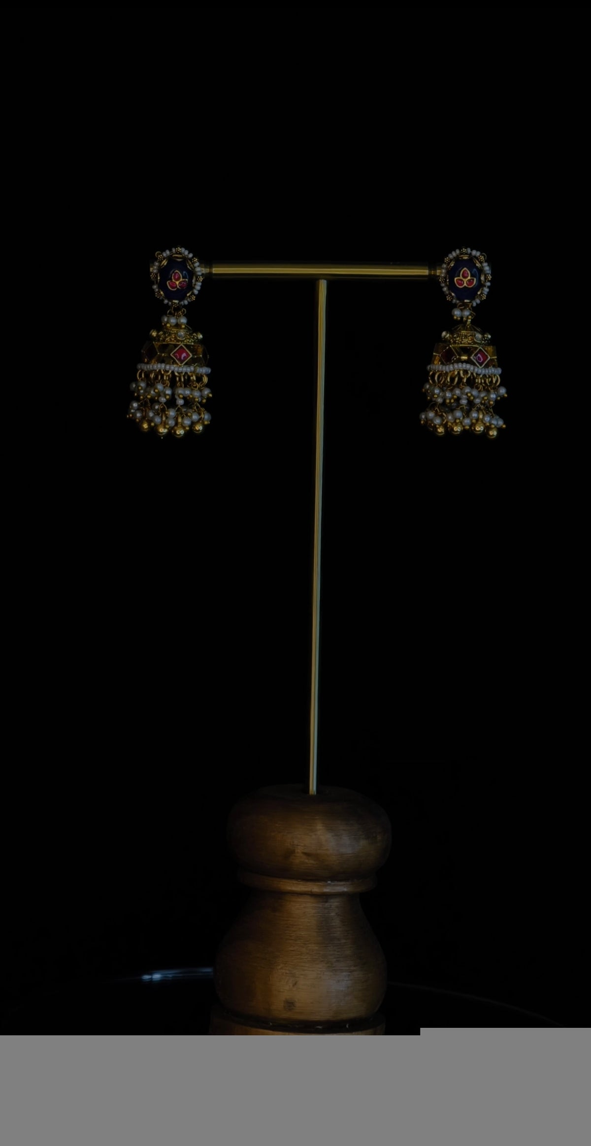 Blue Meenakari Rajwadi Choker Set